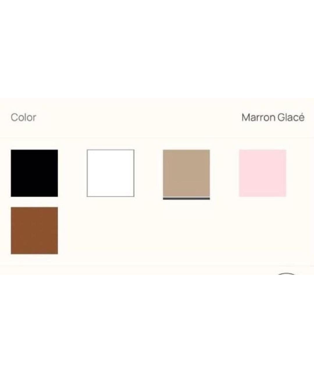 HERMES Бежевые металлические серьги, фото 5