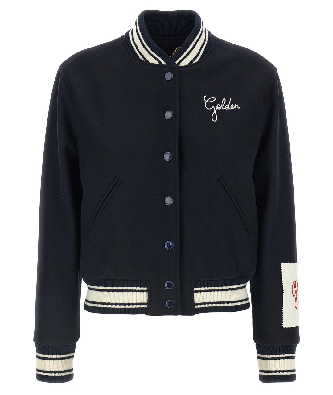 GOLDEN GOOSE DELUXE BRAND Синяя шерстяная куртка, фото 1