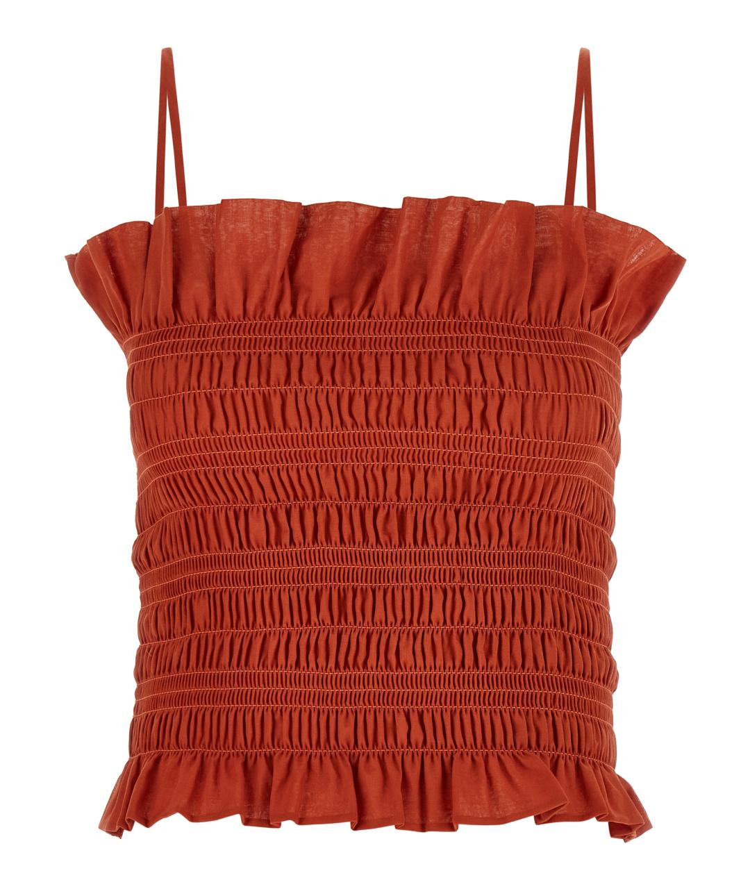 THE ANDAMANE Красная хлопковая майка, фото 1