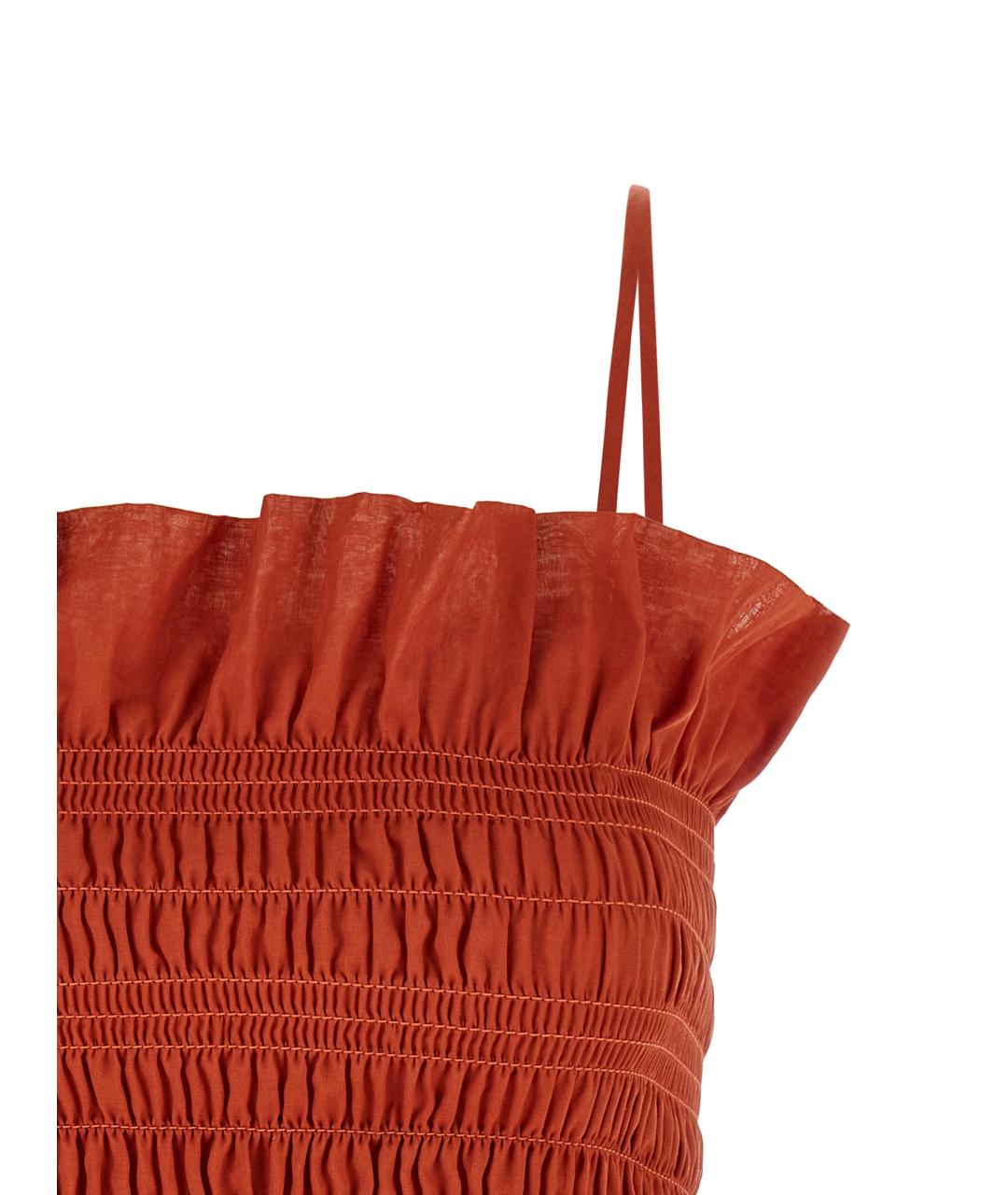 THE ANDAMANE Красная хлопковая майка, фото 3