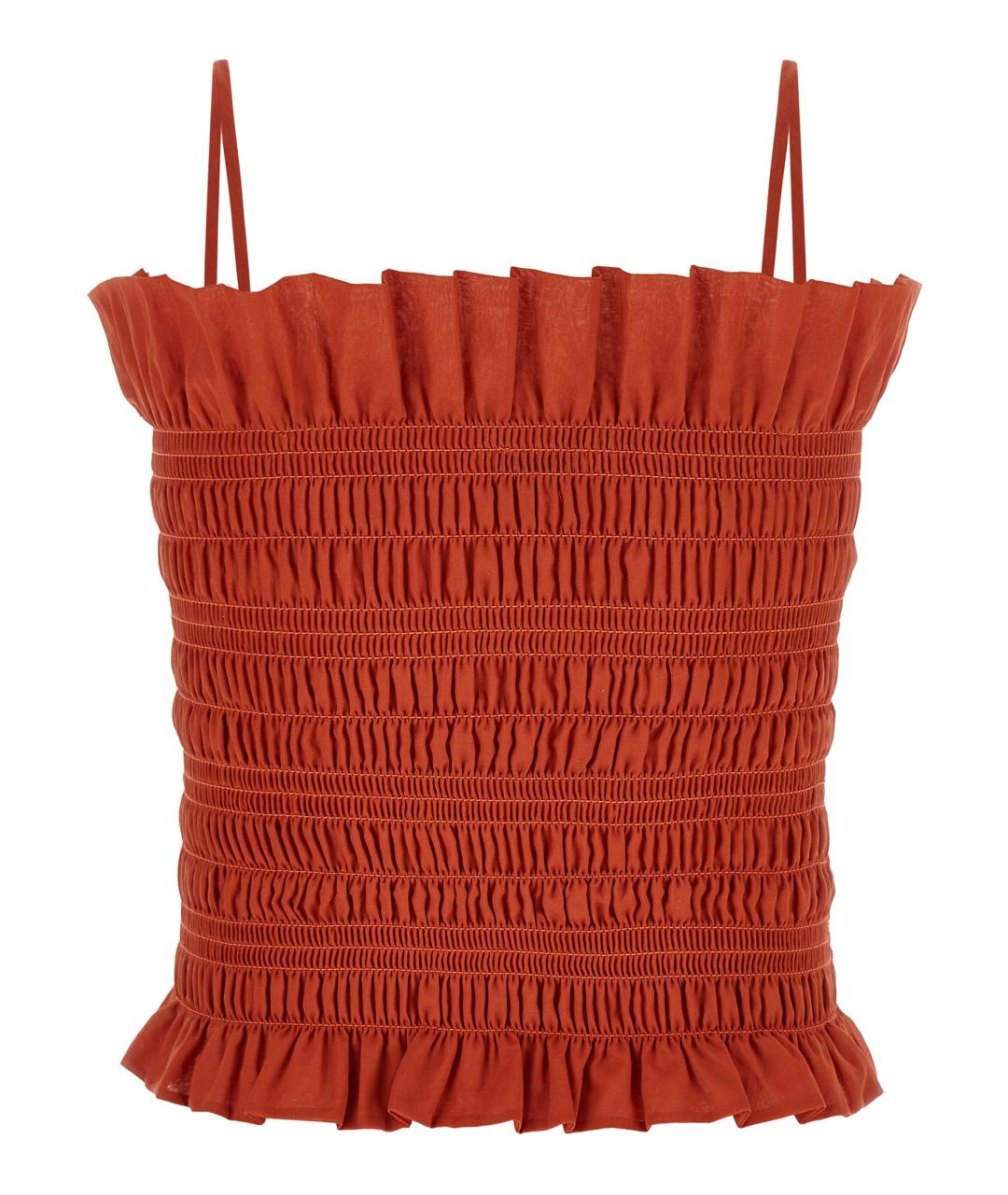 THE ANDAMANE Красная хлопковая майка, фото 2