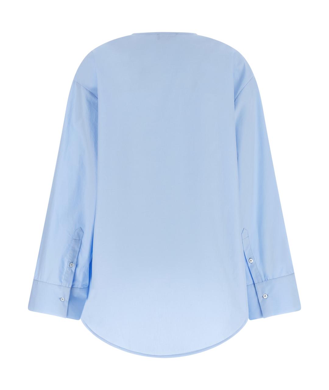 FABIANA FILIPPI Голубая хлопковая блузы, фото 2