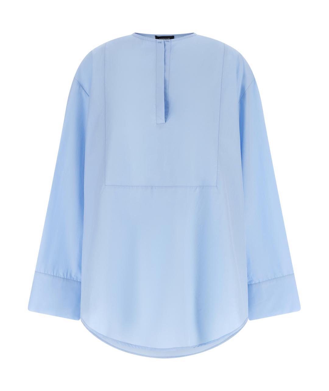 FABIANA FILIPPI Голубая хлопковая блузы, фото 1
