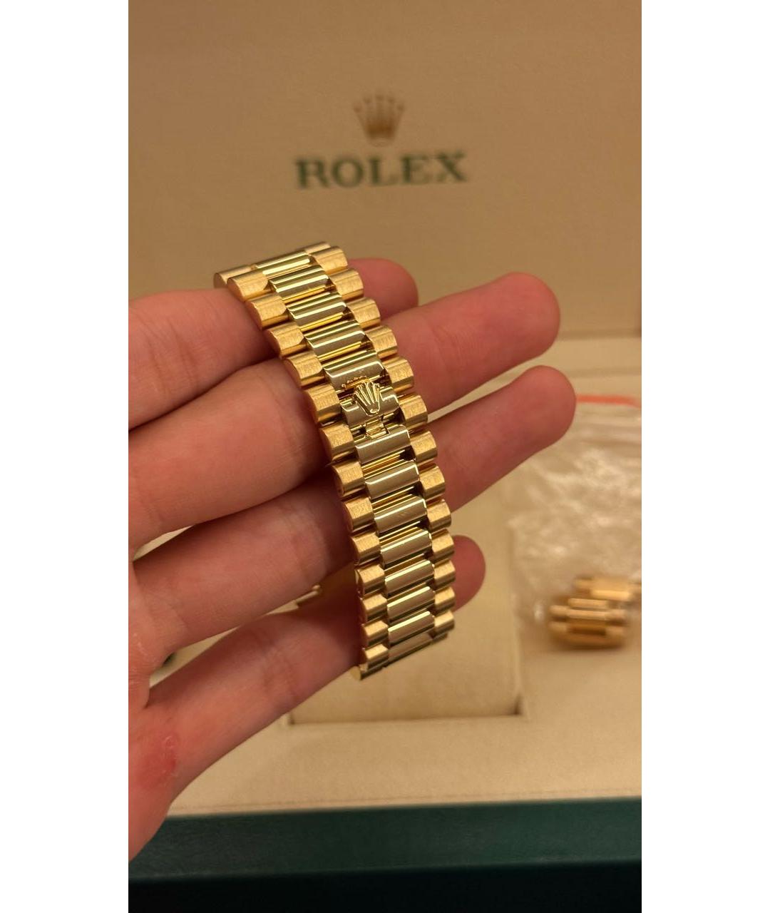 ROLEX Золотые часы из желтого золота, фото 3