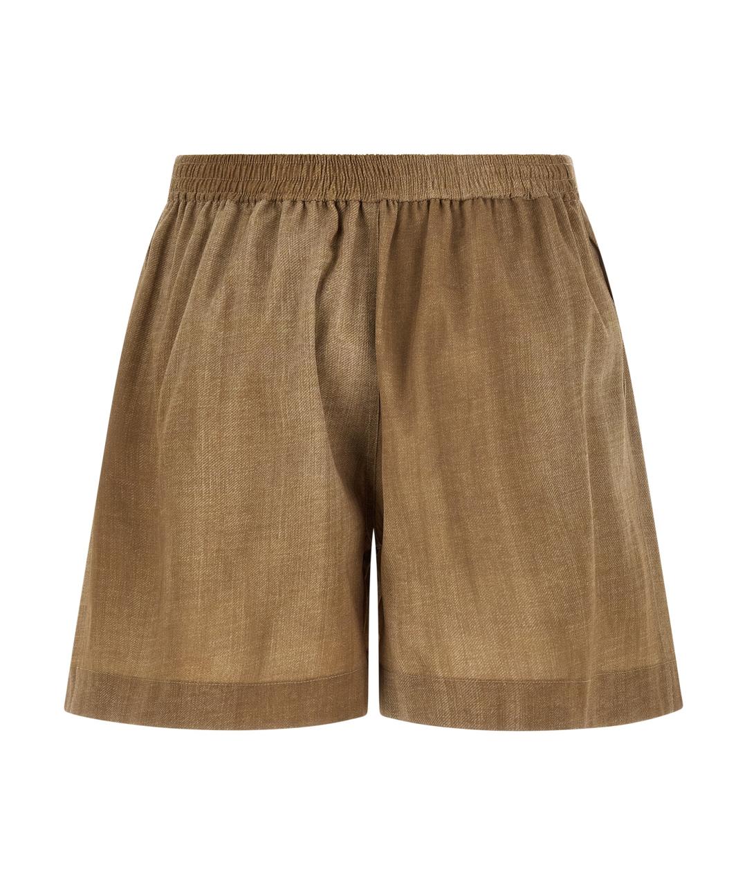 ERMANNO SCERVINO Бежевые шорты, фото 2