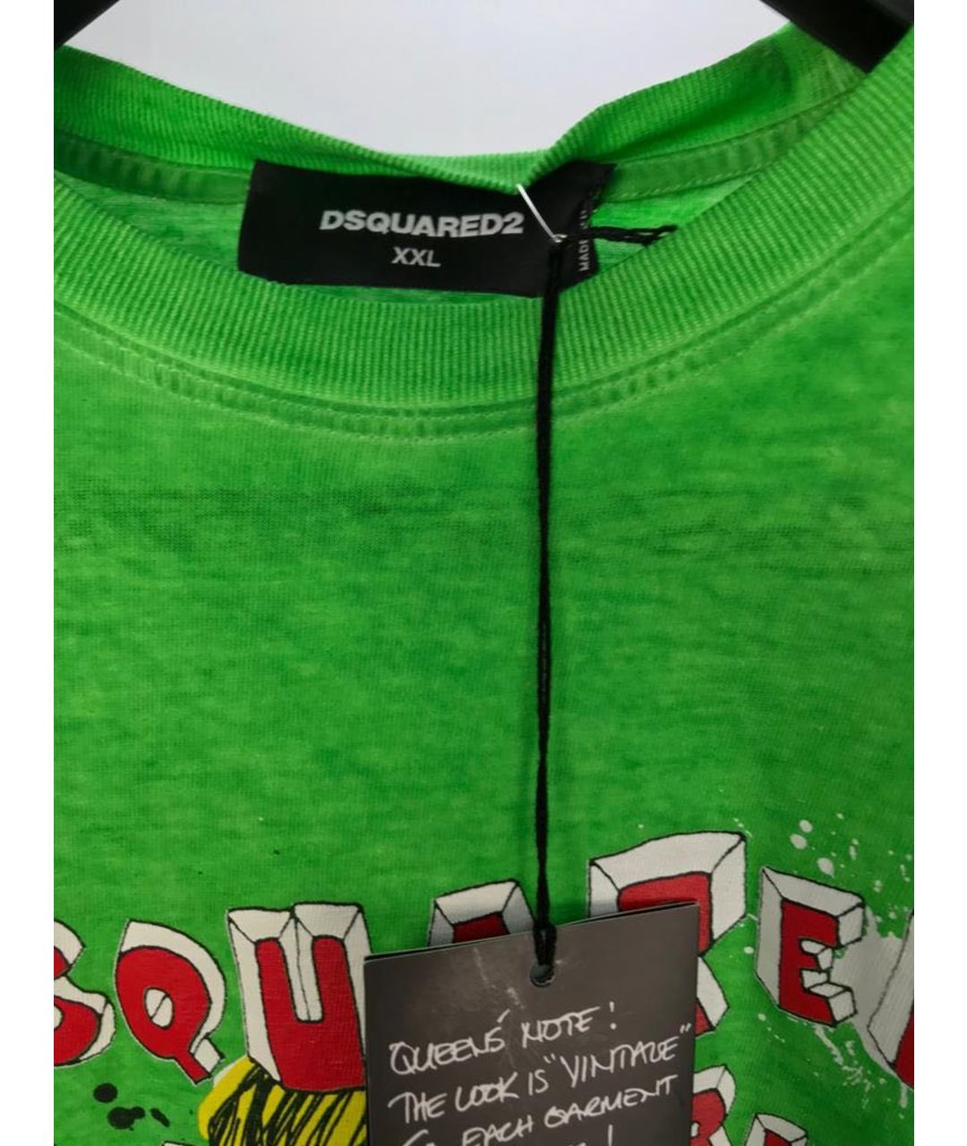 DSQUARED2 Зеленая хлопковая футболка, фото 3