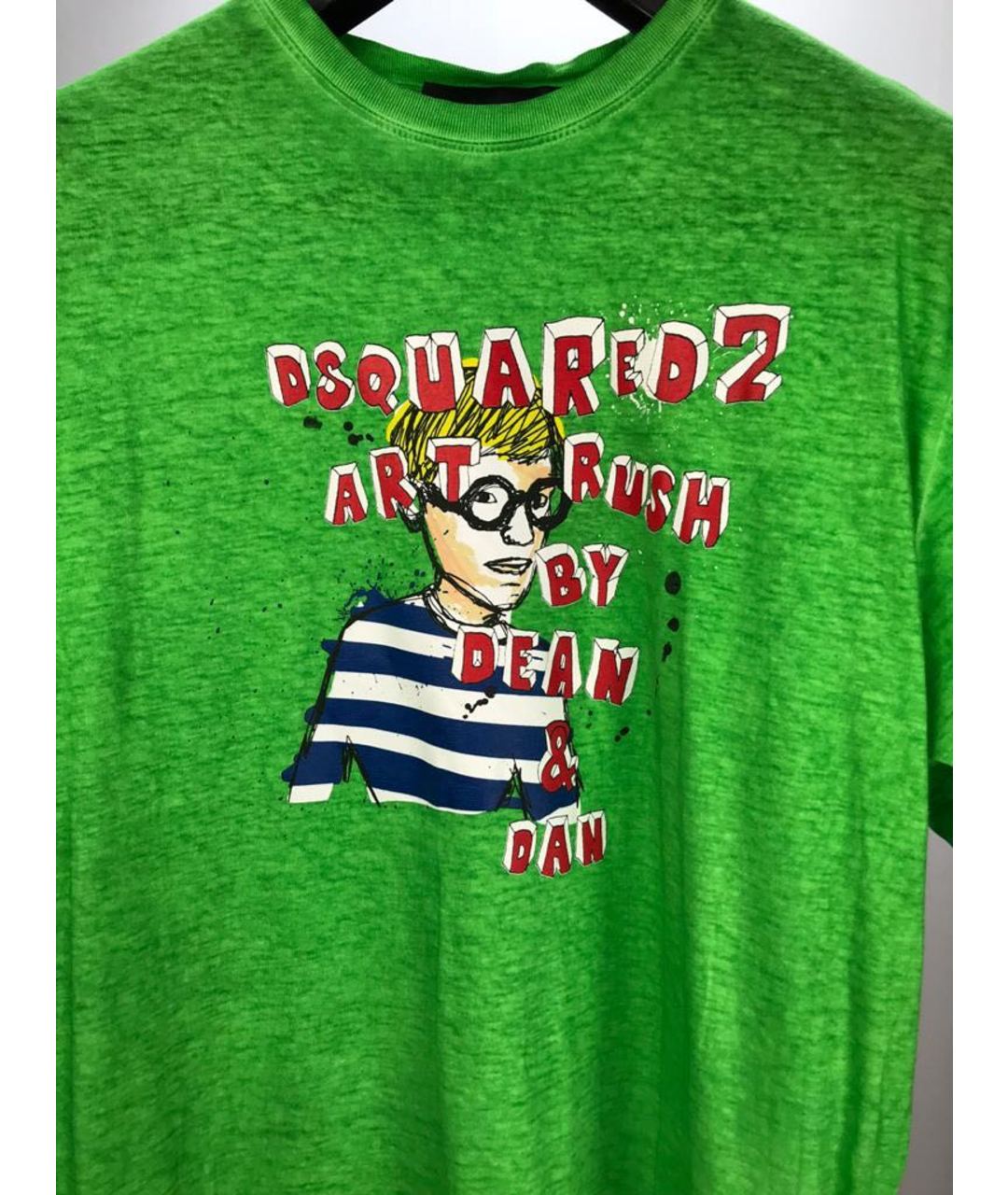 DSQUARED2 Зеленая хлопковая футболка, фото 4