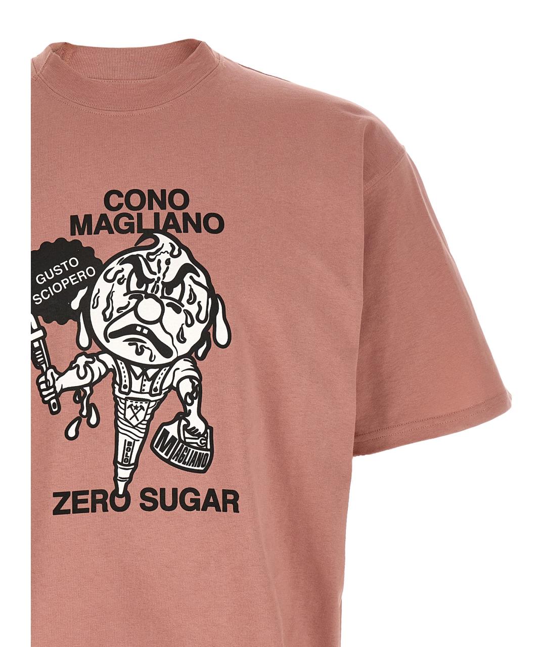 MAGLIANO Розовая хлопковая футболка, фото 3