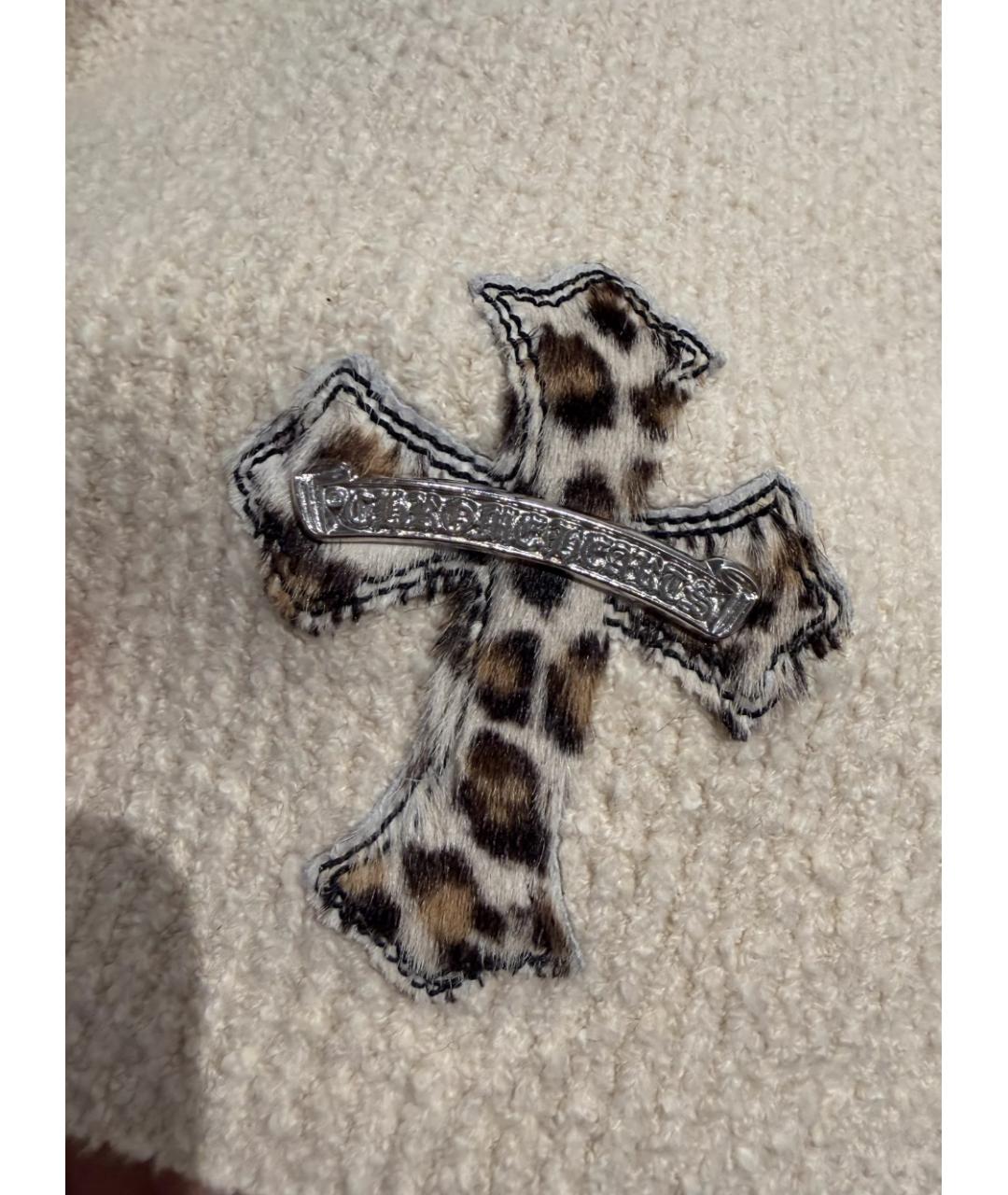 CHROME HEARTS Бежевый джемпер / свитер, фото 4