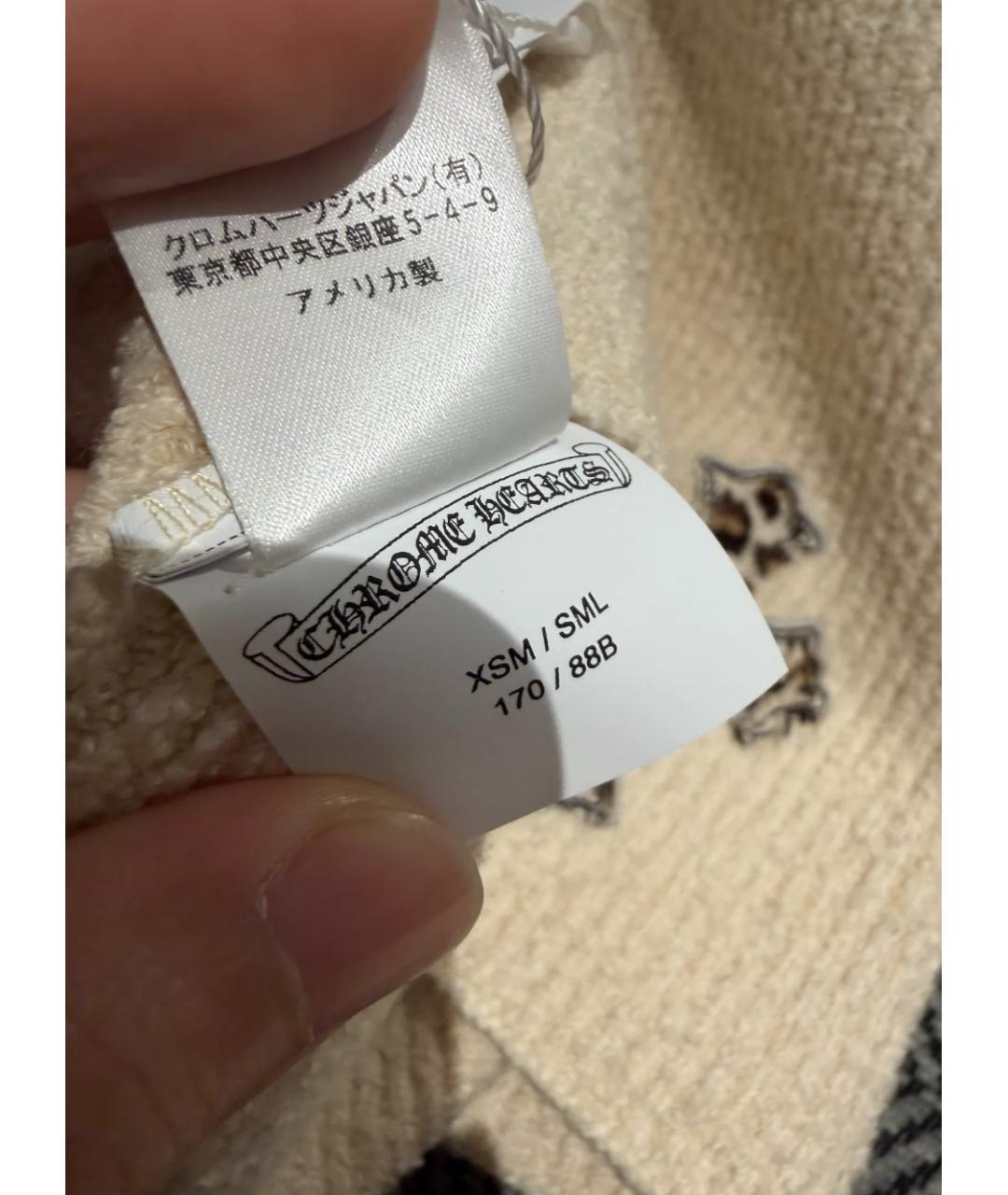 CHROME HEARTS Бежевый джемпер / свитер, фото 5