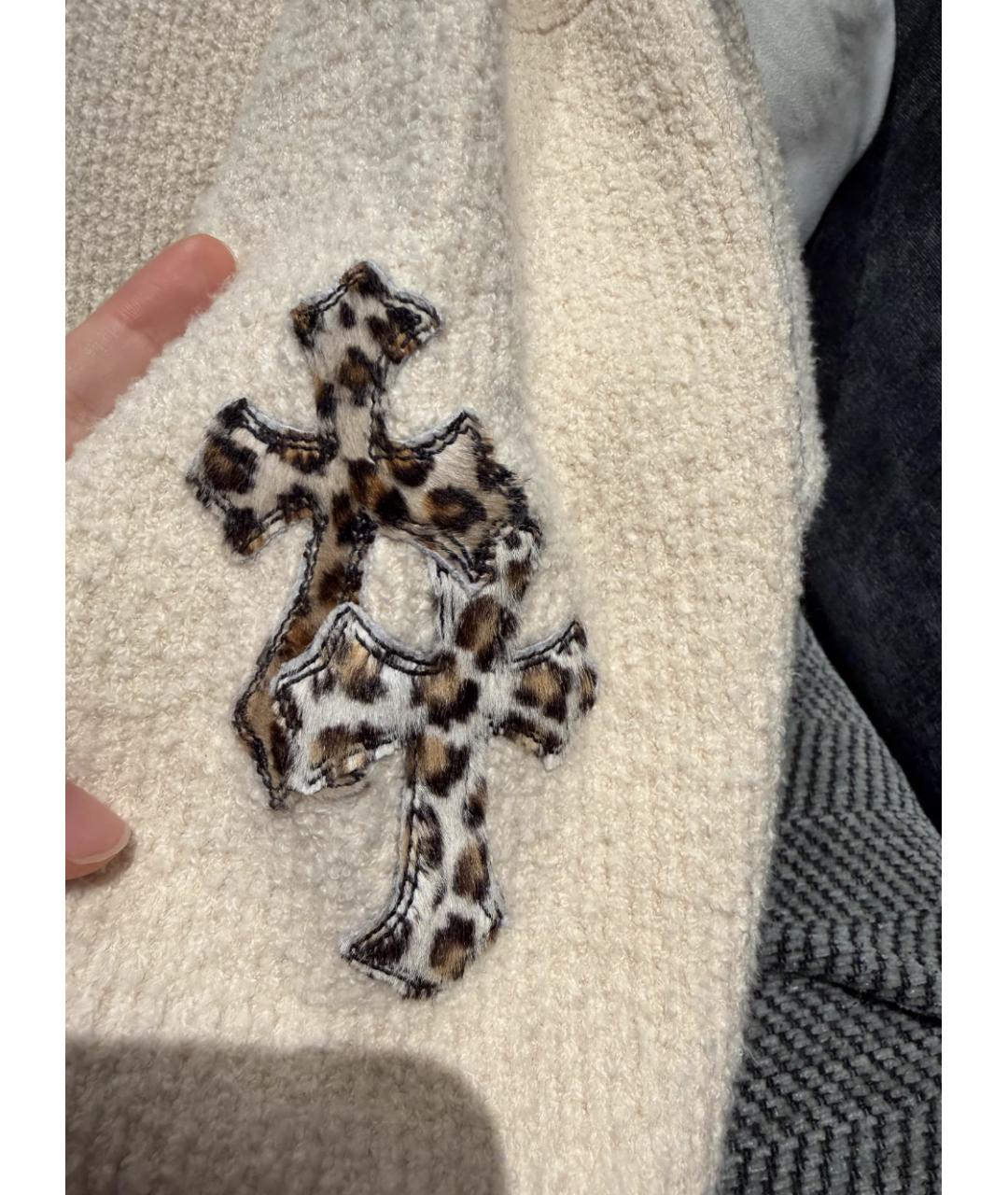 CHROME HEARTS Бежевый джемпер / свитер, фото 2