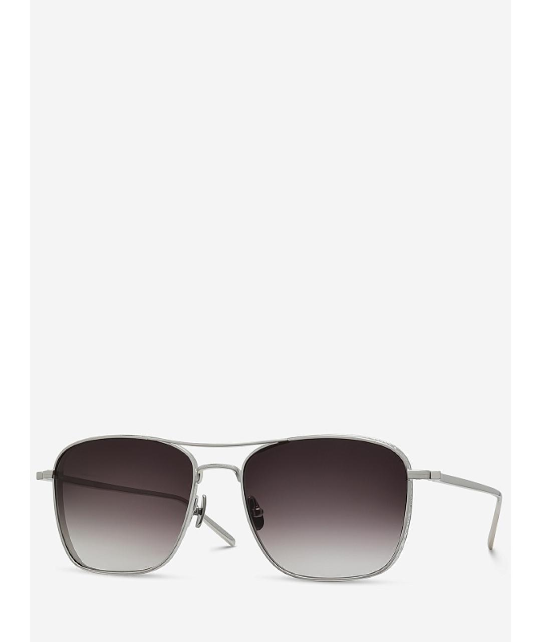 MATSUDA Серые металлические солнцезащитные очки, фото 2