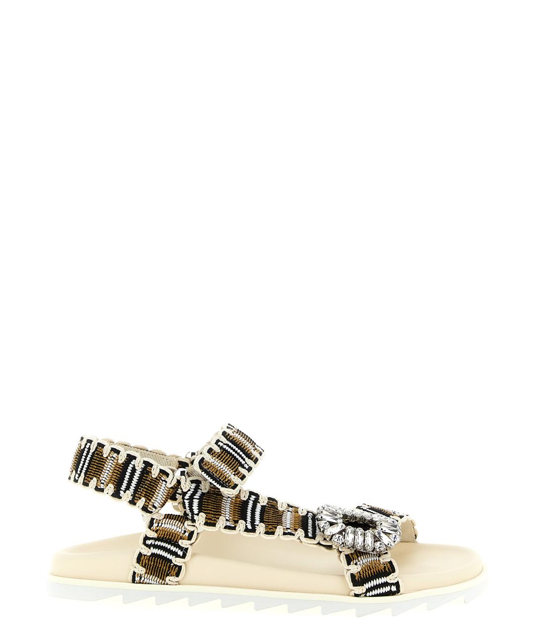 ROGER VIVIER Мульти синтетические босоножки, фото 1