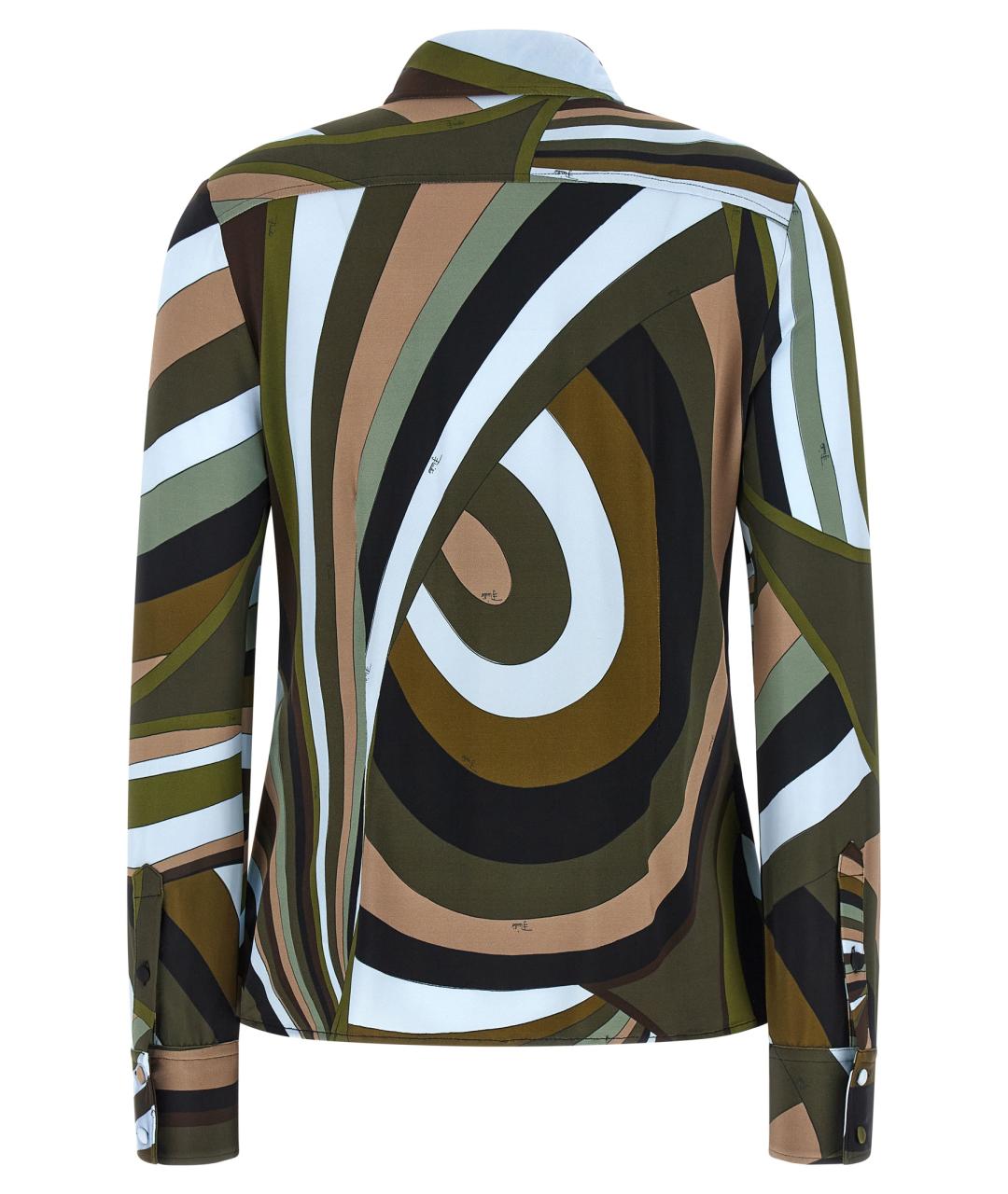 EMILIO PUCCI Мульти вискозная рубашка, фото 2