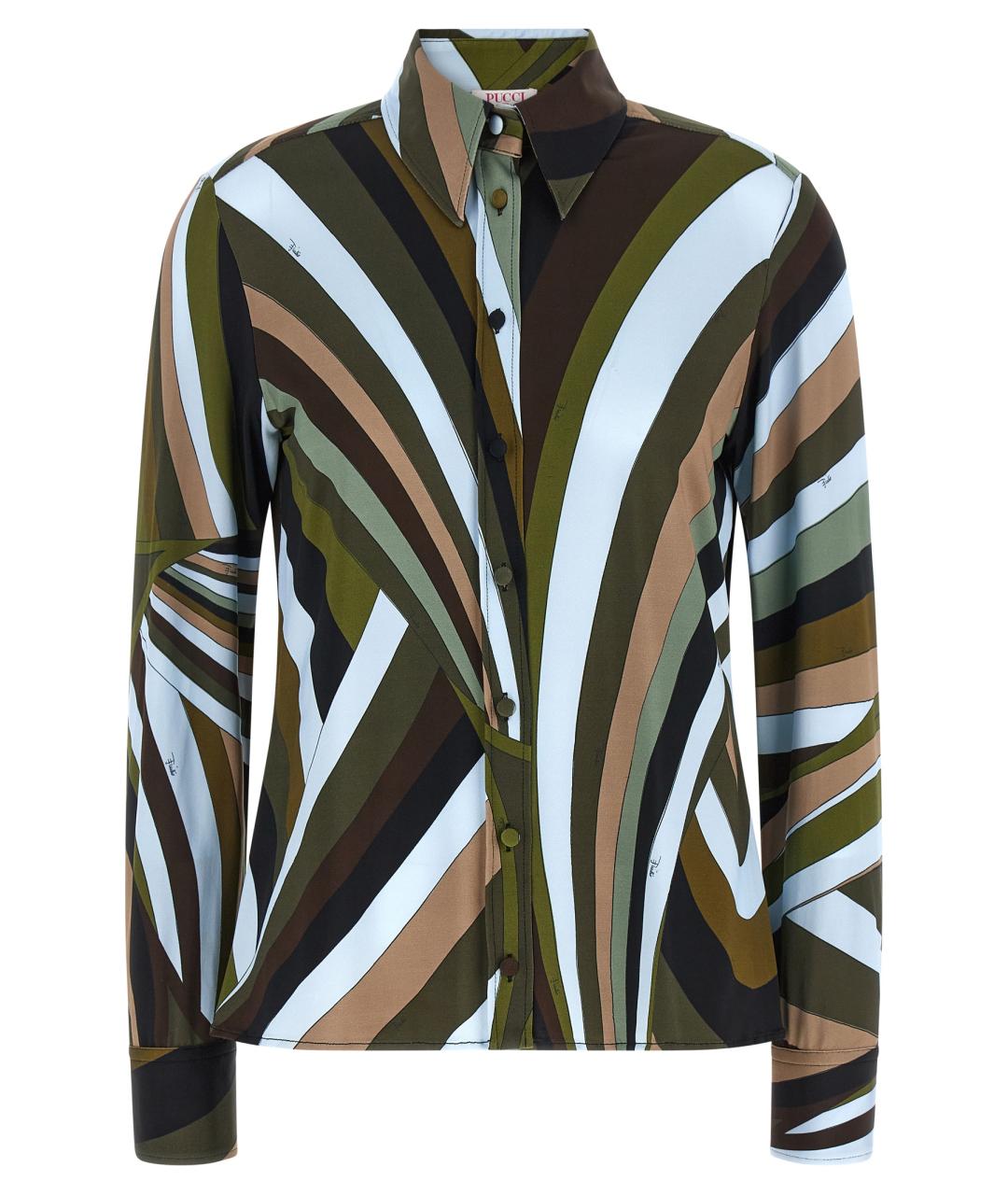 EMILIO PUCCI Мульти вискозная рубашка, фото 1