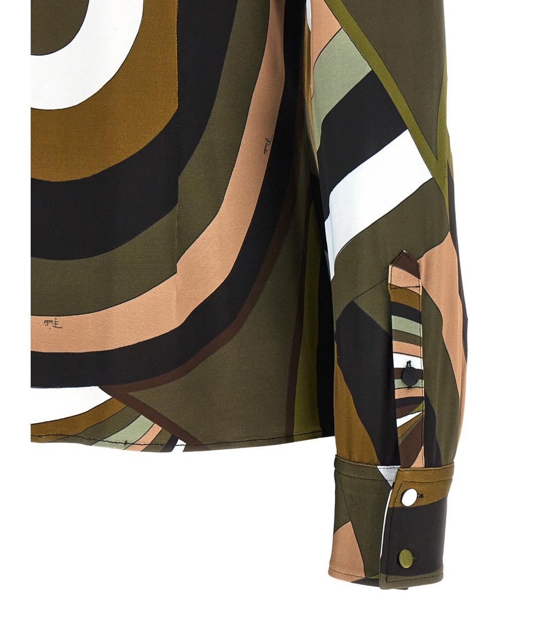 EMILIO PUCCI Мульти вискозная рубашка, фото 4