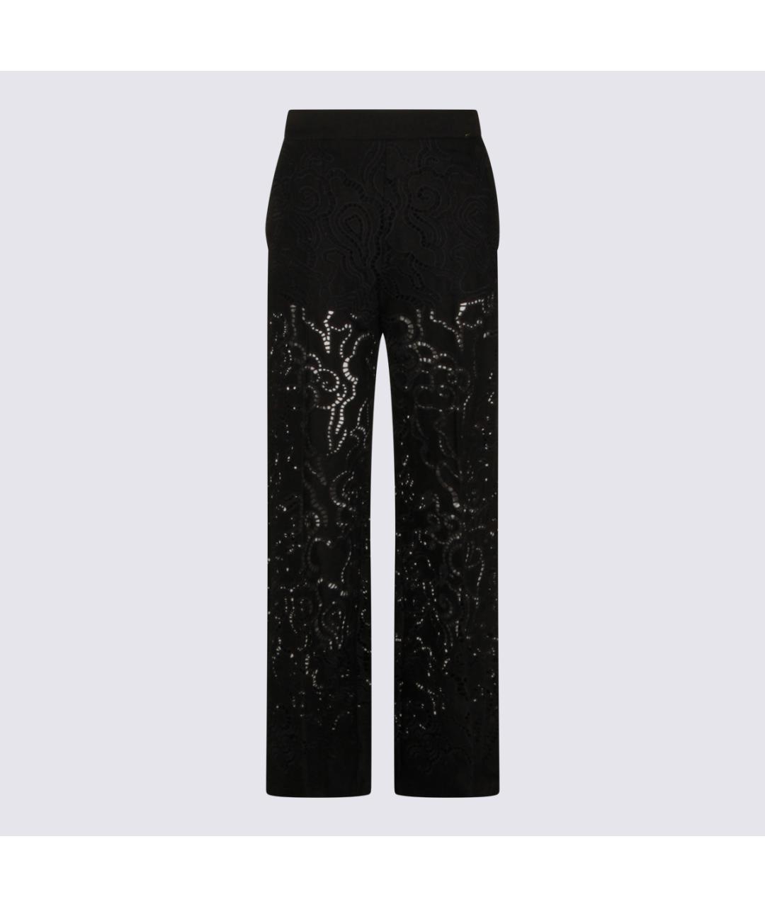 NISSA Черные полиэстеровые прямые брюки, фото 7