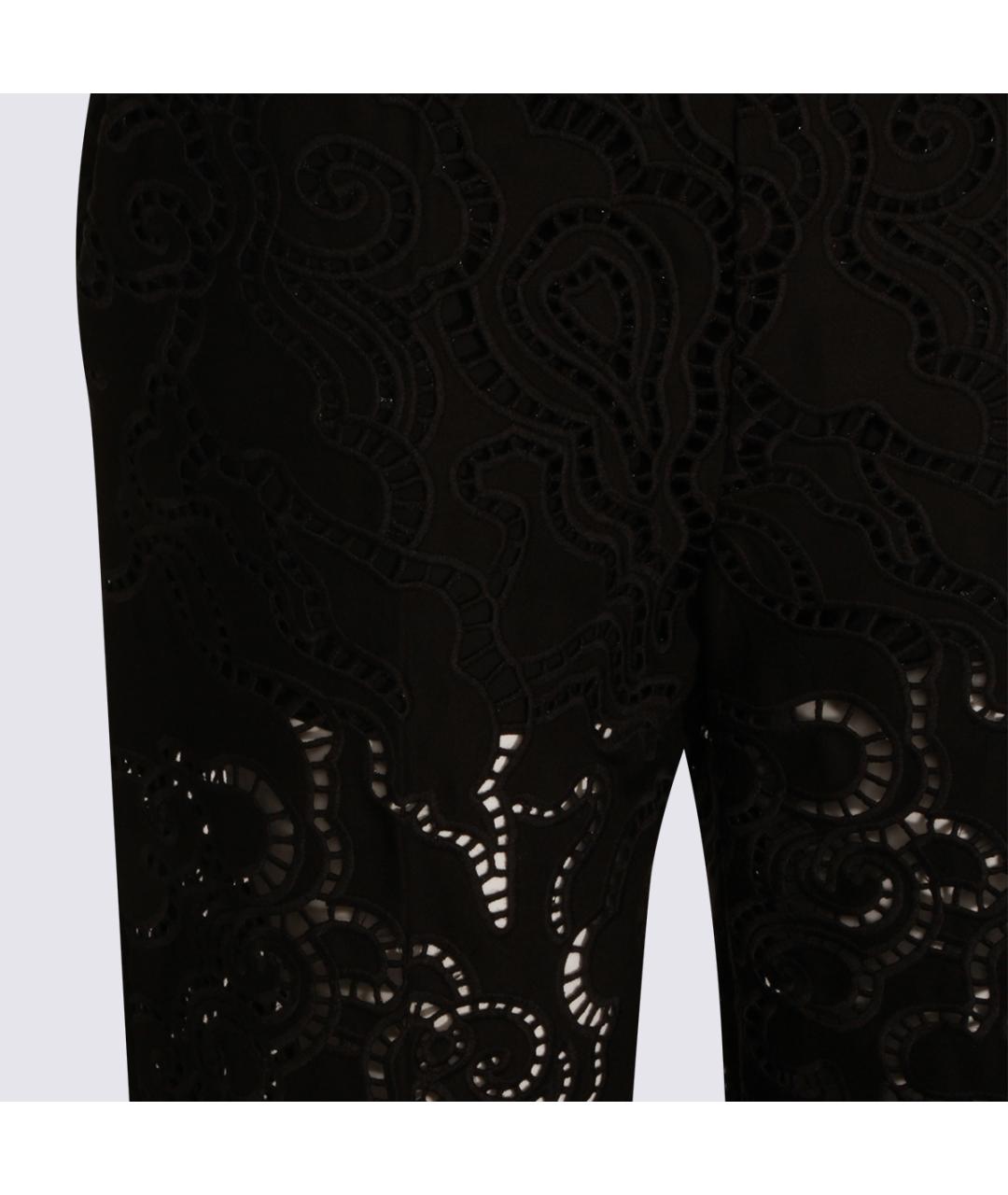 NISSA Черные полиэстеровые прямые брюки, фото 5