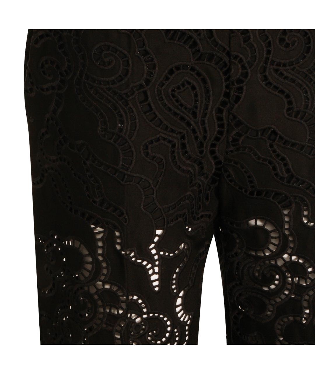 NISSA Черные полиэстеровые прямые брюки, фото 4