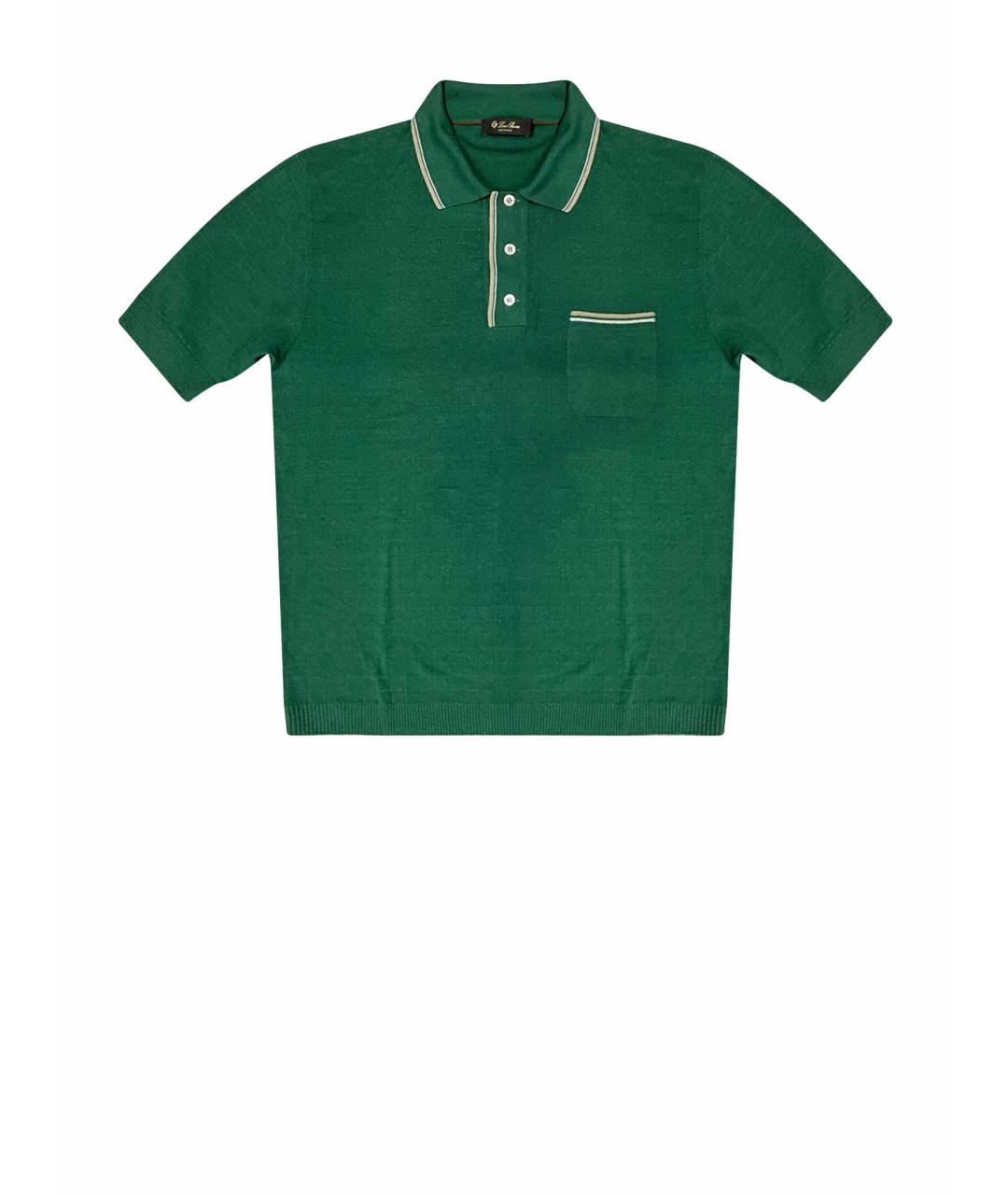 LORO PIANA Зеленые поло с коротким рукавом, фото 1