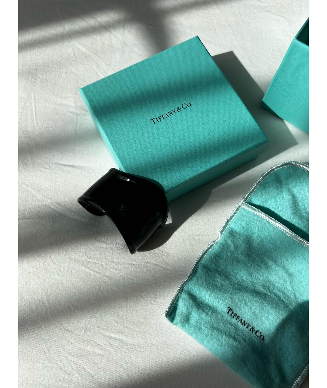 TIFFANY&CO Черный металлический браслет, фото 3