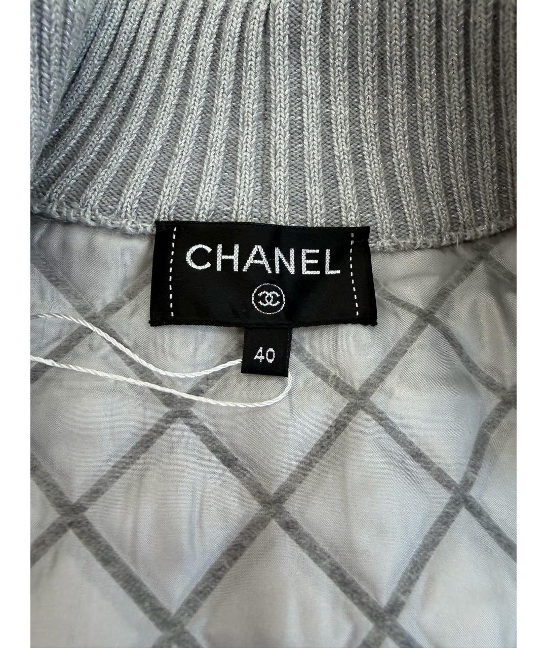 CHANEL Серебряная куртка, фото 3