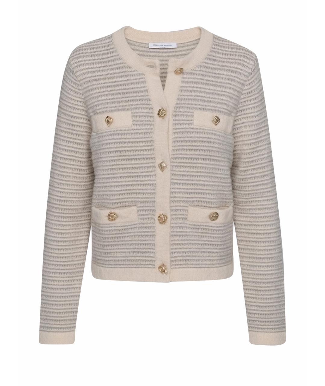 KARL LAGERFELD Бежевый вискозный кардиган, фото 1