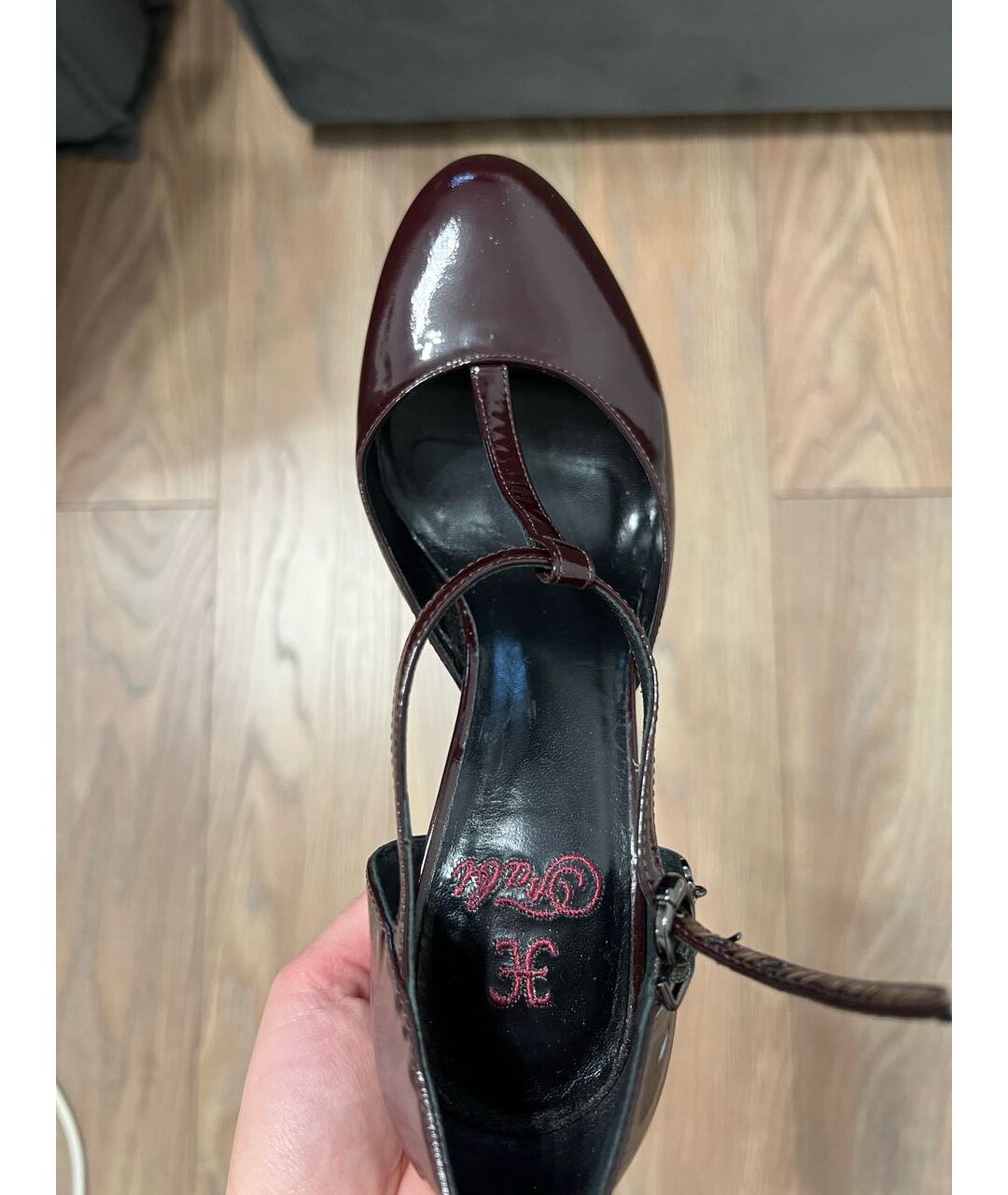 FABI Бордовые кожаные туфли, фото 5