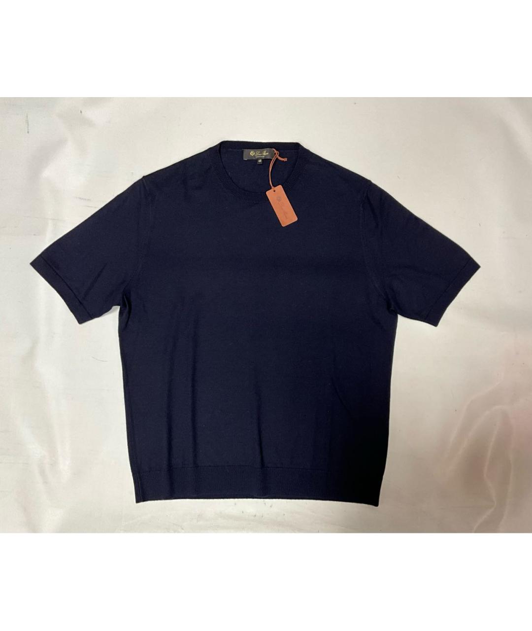 LORO PIANA Синий кашемировый джемпер / свитер, фото 6