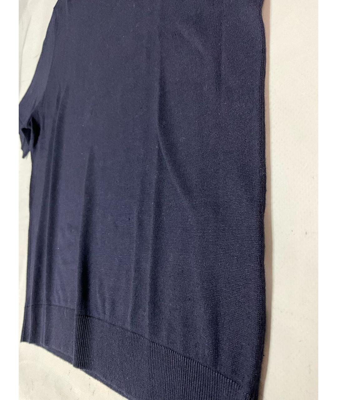 LORO PIANA Синий кашемировый джемпер / свитер, фото 2