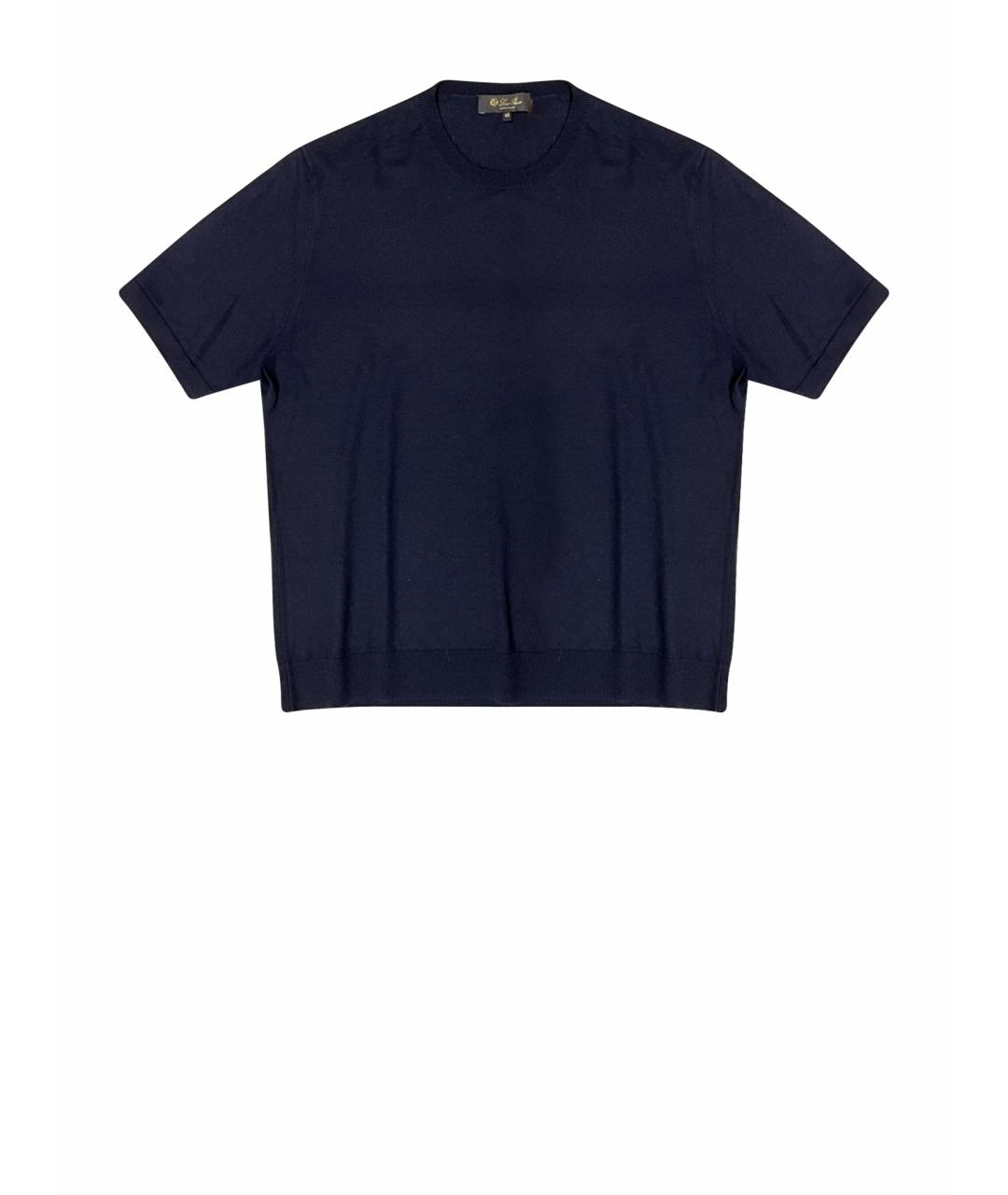 LORO PIANA Синий кашемировый джемпер / свитер, фото 1