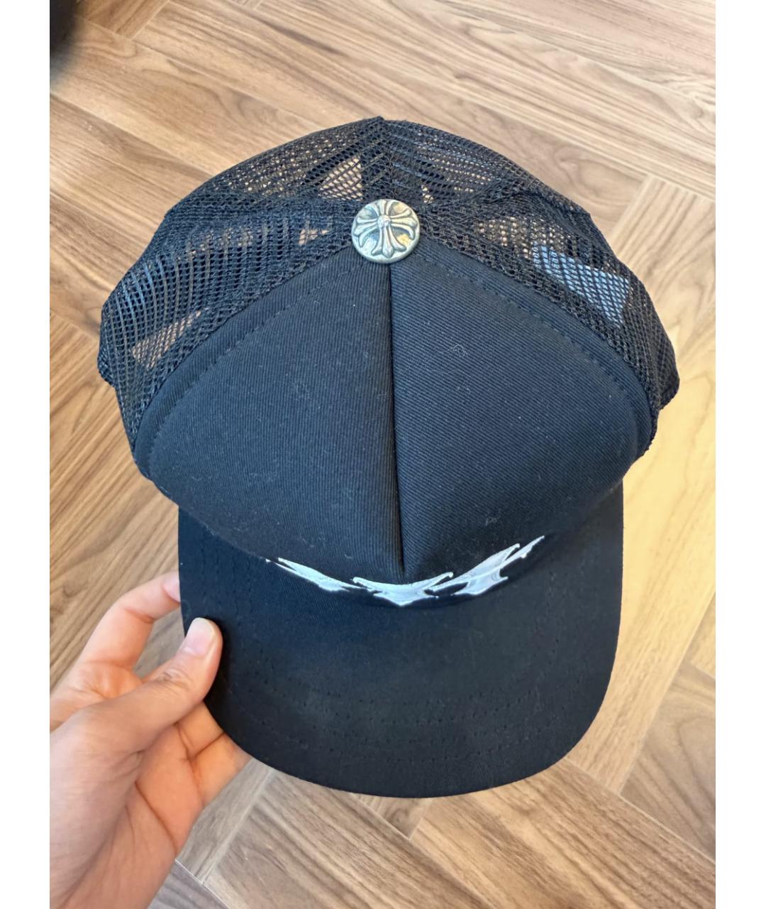 CHROME HEARTS Черная кепка/бейсболка, фото 2