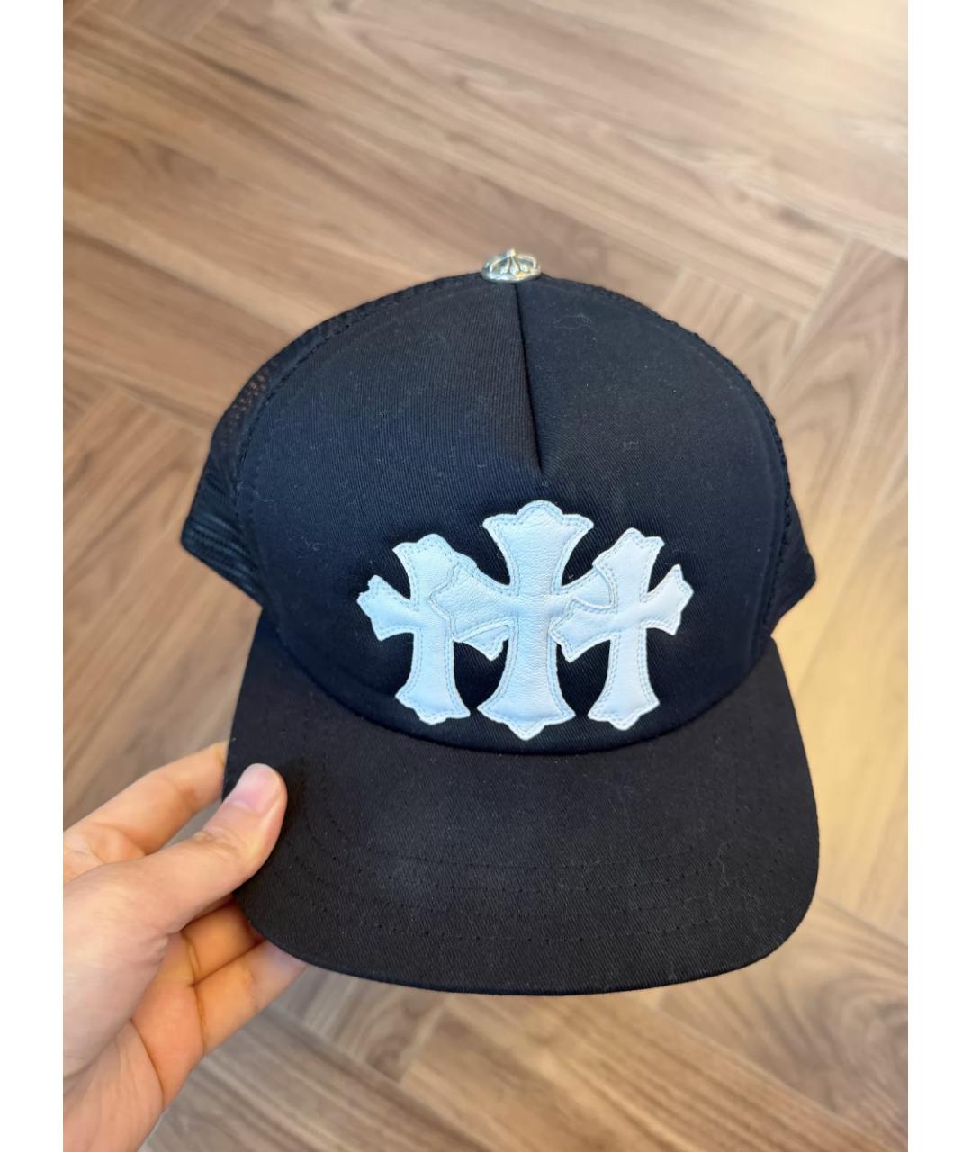 CHROME HEARTS Черная кепка/бейсболка, фото 6