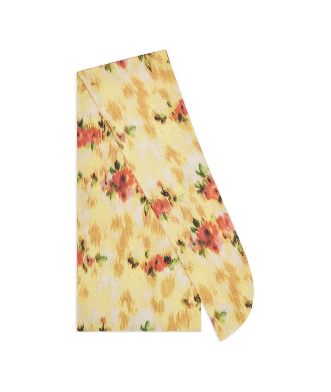 GANNI Желтый шарф, фото 3