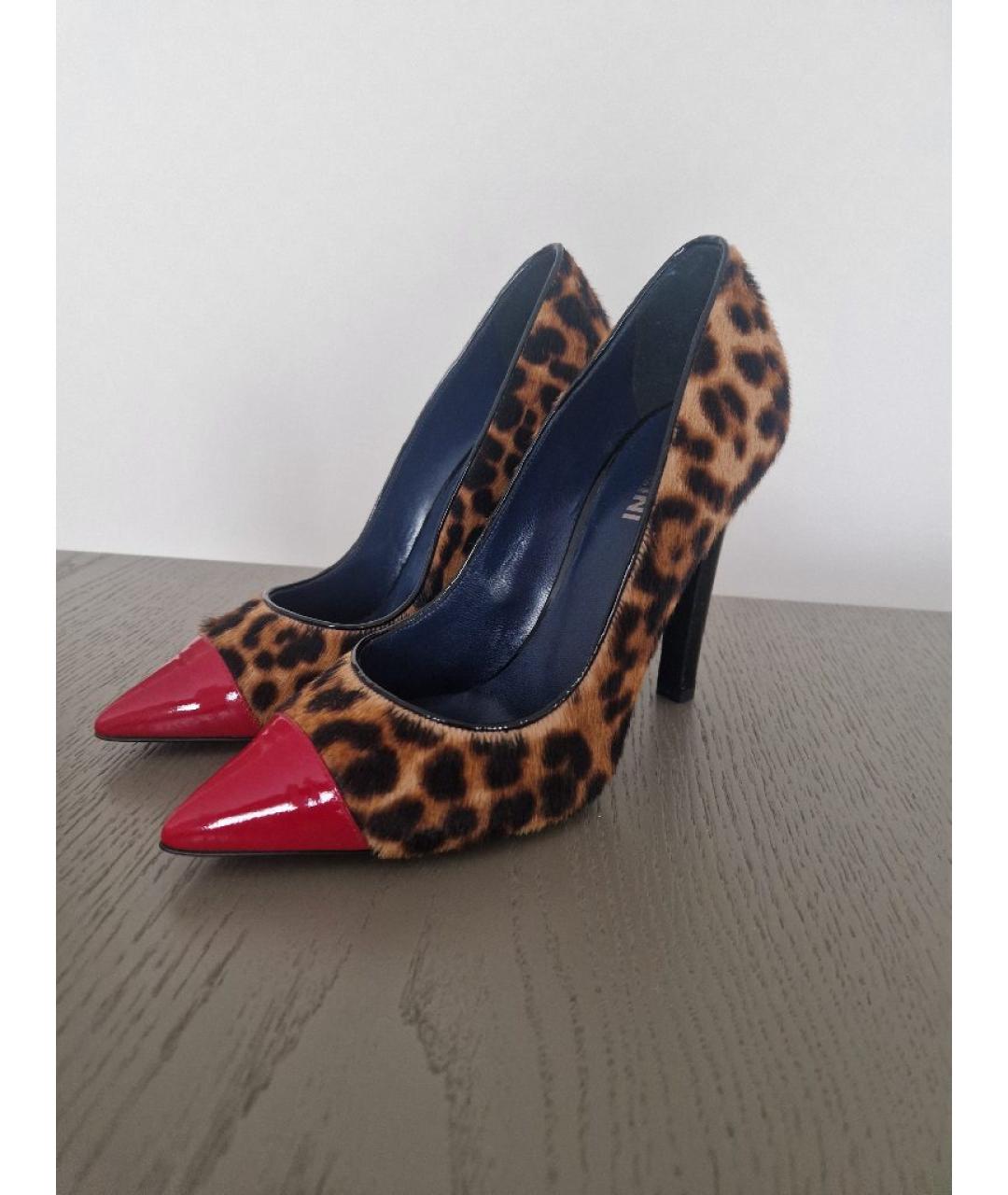 POLLINI Мульти туфли из лакированной кожи, фото 8