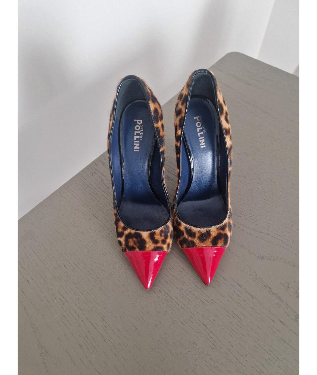 POLLINI Мульти туфли из лакированной кожи, фото 2