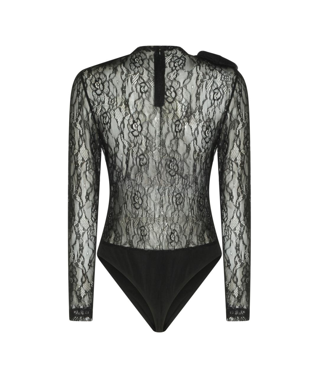 NISSA Черное полиамидовое боди, фото 3