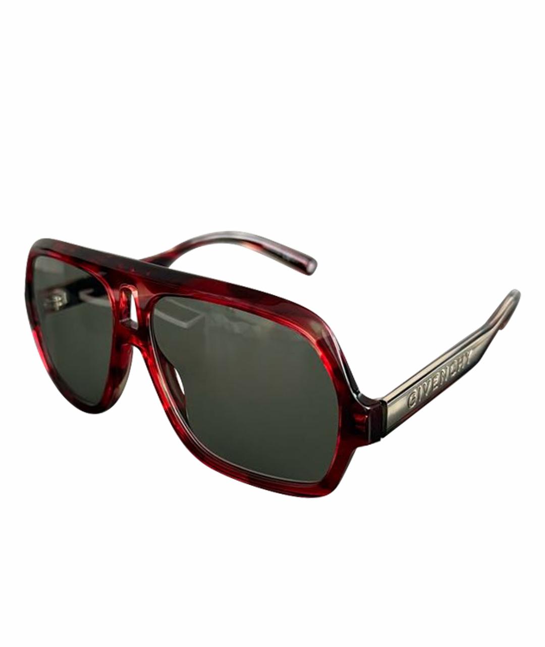 GIVENCHY Красные солнцезащитные очки, фото 1