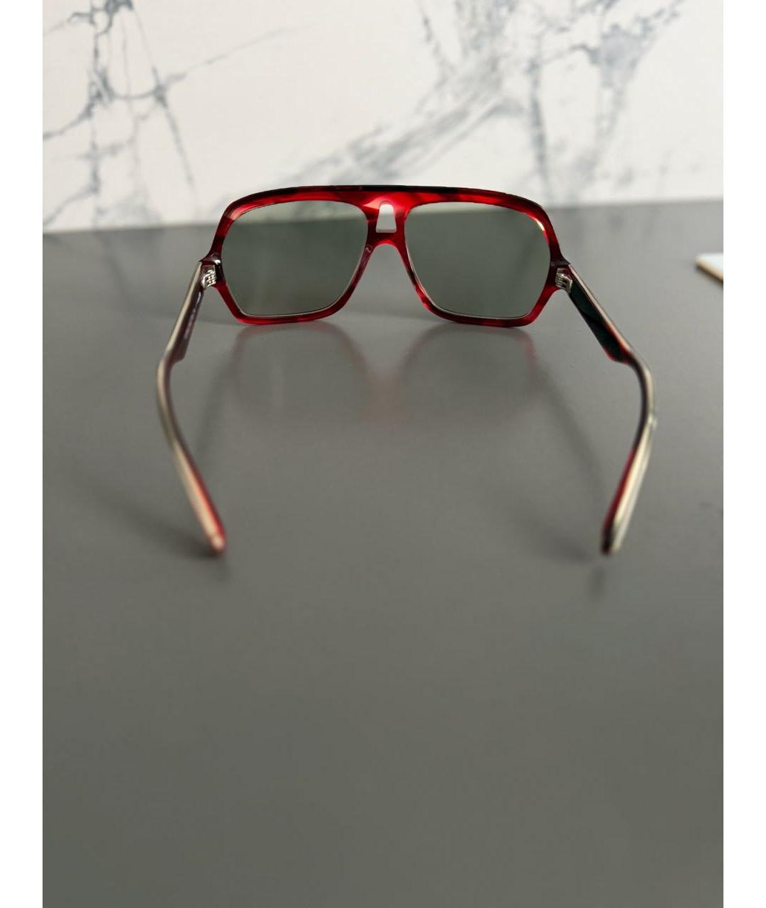 GIVENCHY Красные солнцезащитные очки, фото 5