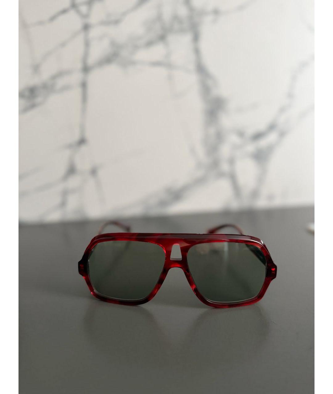 GIVENCHY Красные солнцезащитные очки, фото 3