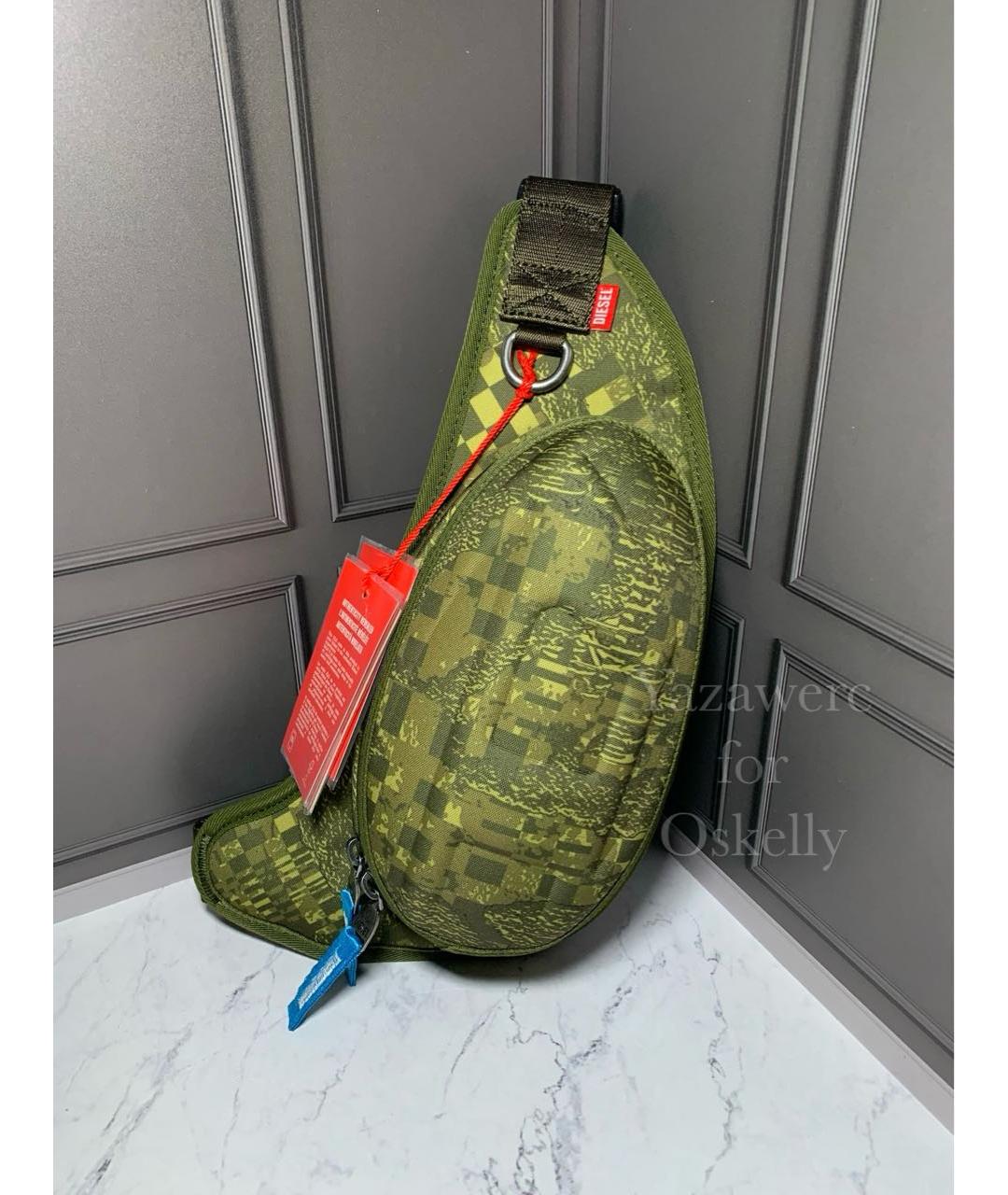 DIESEL Хаки поясная сумка, фото 2