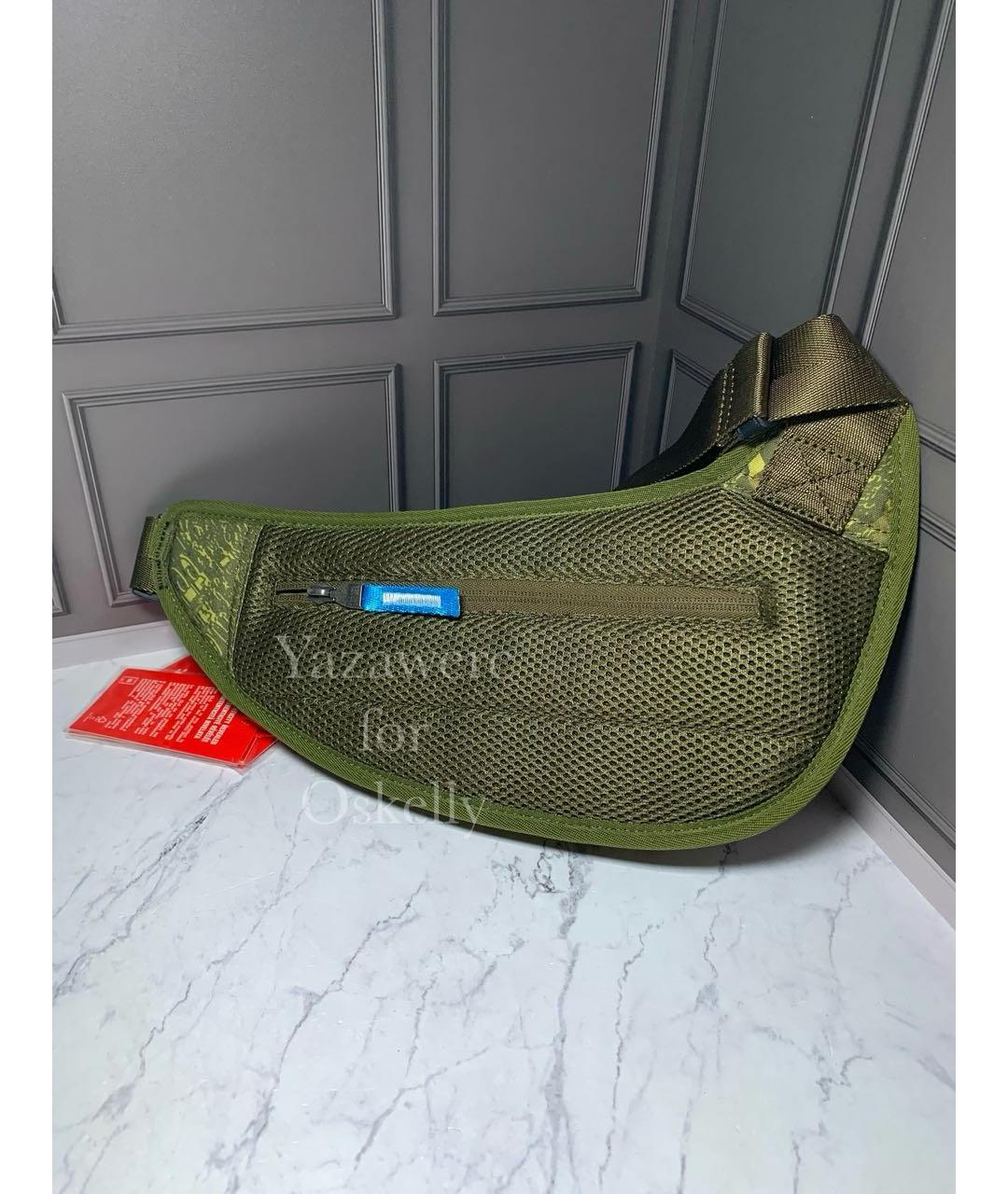 DIESEL Хаки поясная сумка, фото 4