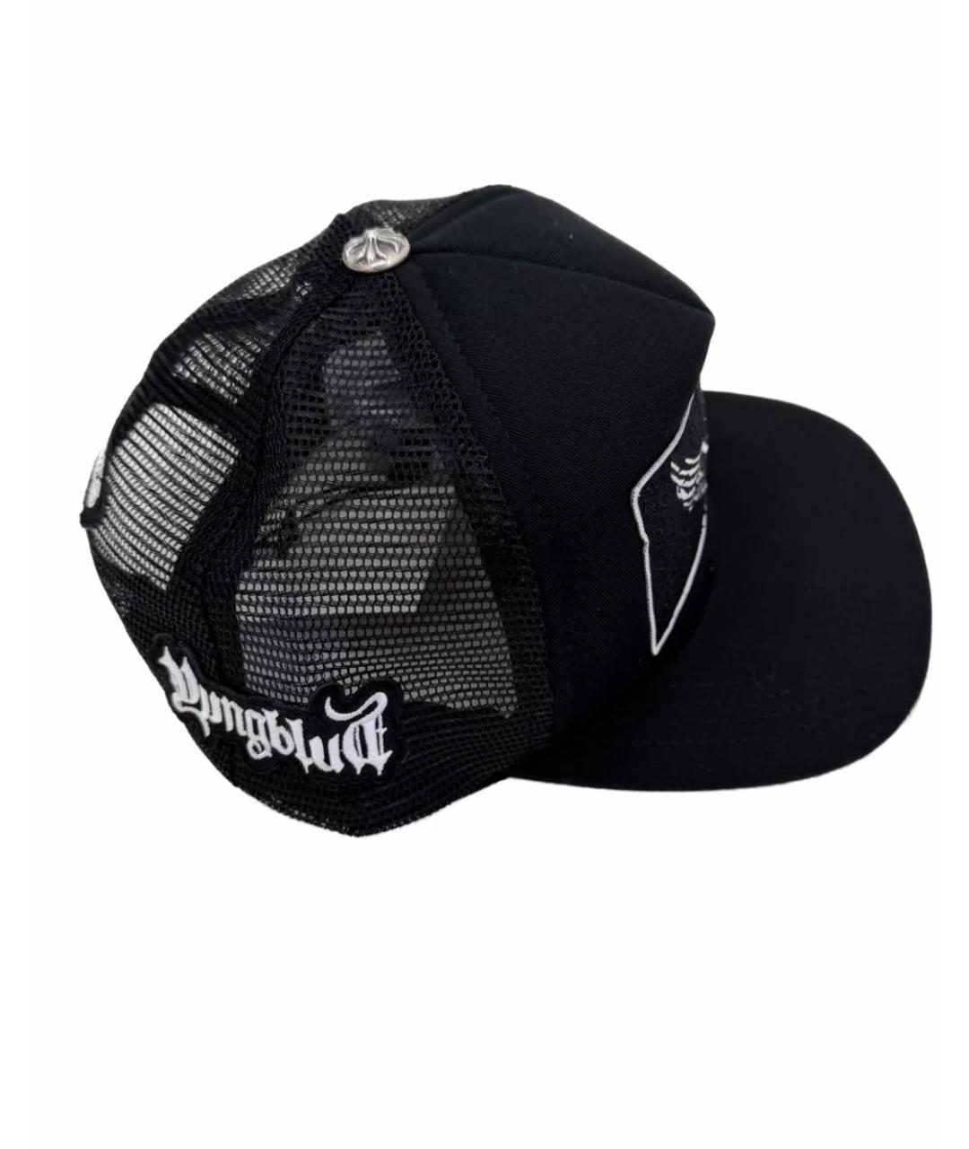 CHROME HEARTS Черная хлопковая кепка/бейсболка, фото 2