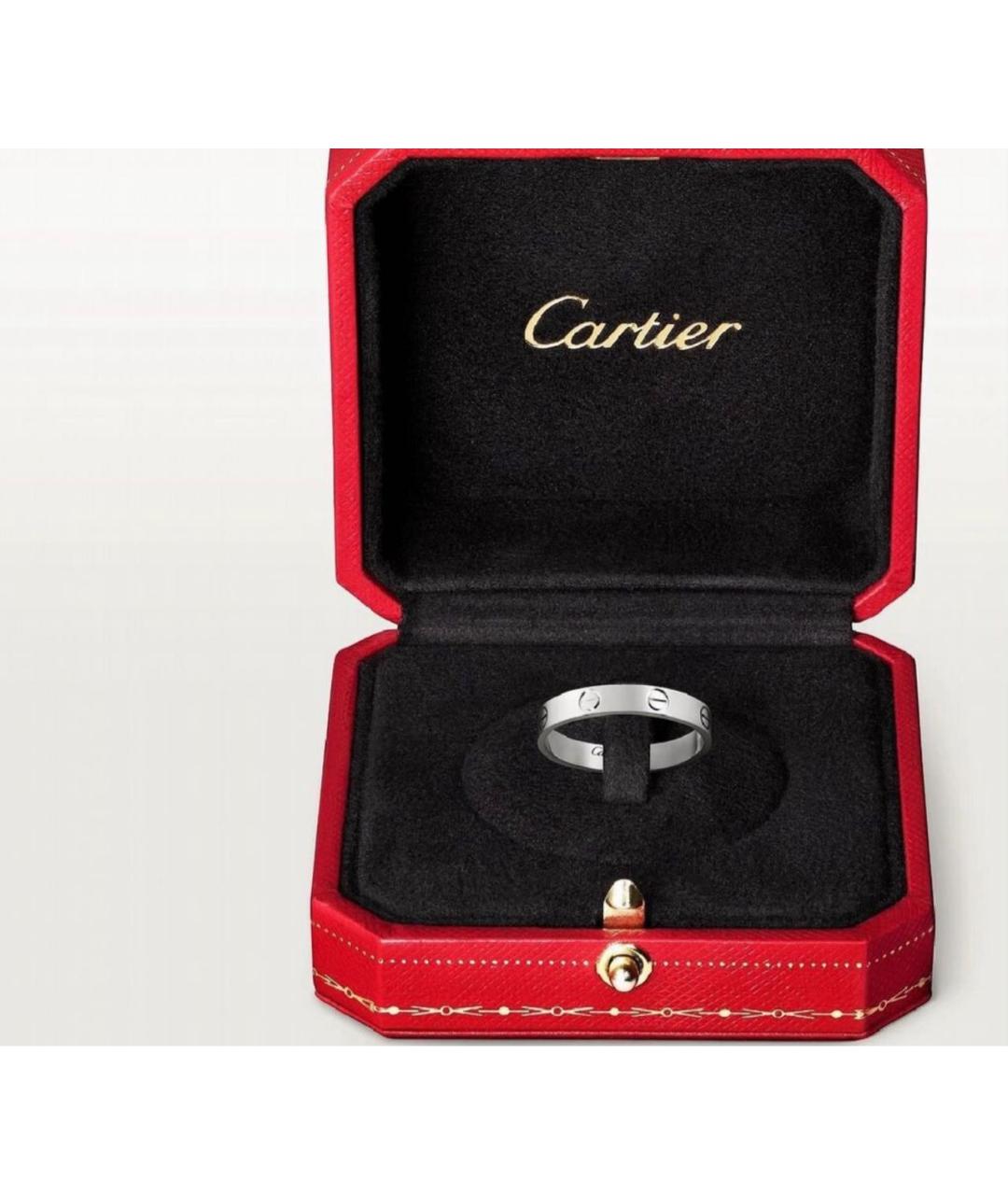 CARTIER Серебряное кольцо из белого золота, фото 5