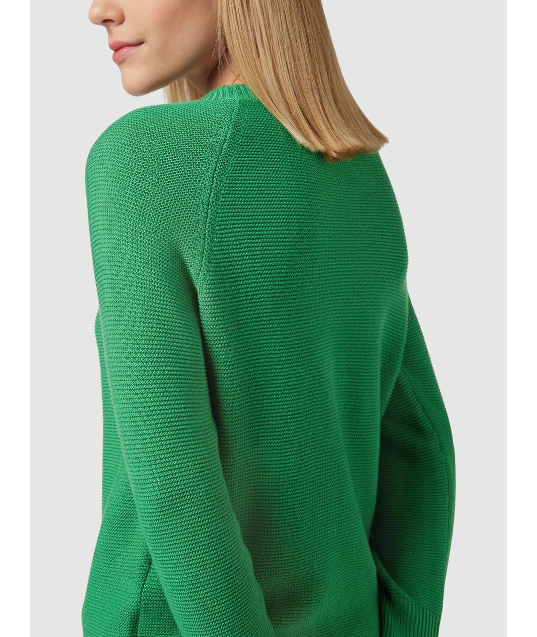 WEEKEND MAX MARA Зеленый хлопковый джемпер / свитер, фото 4