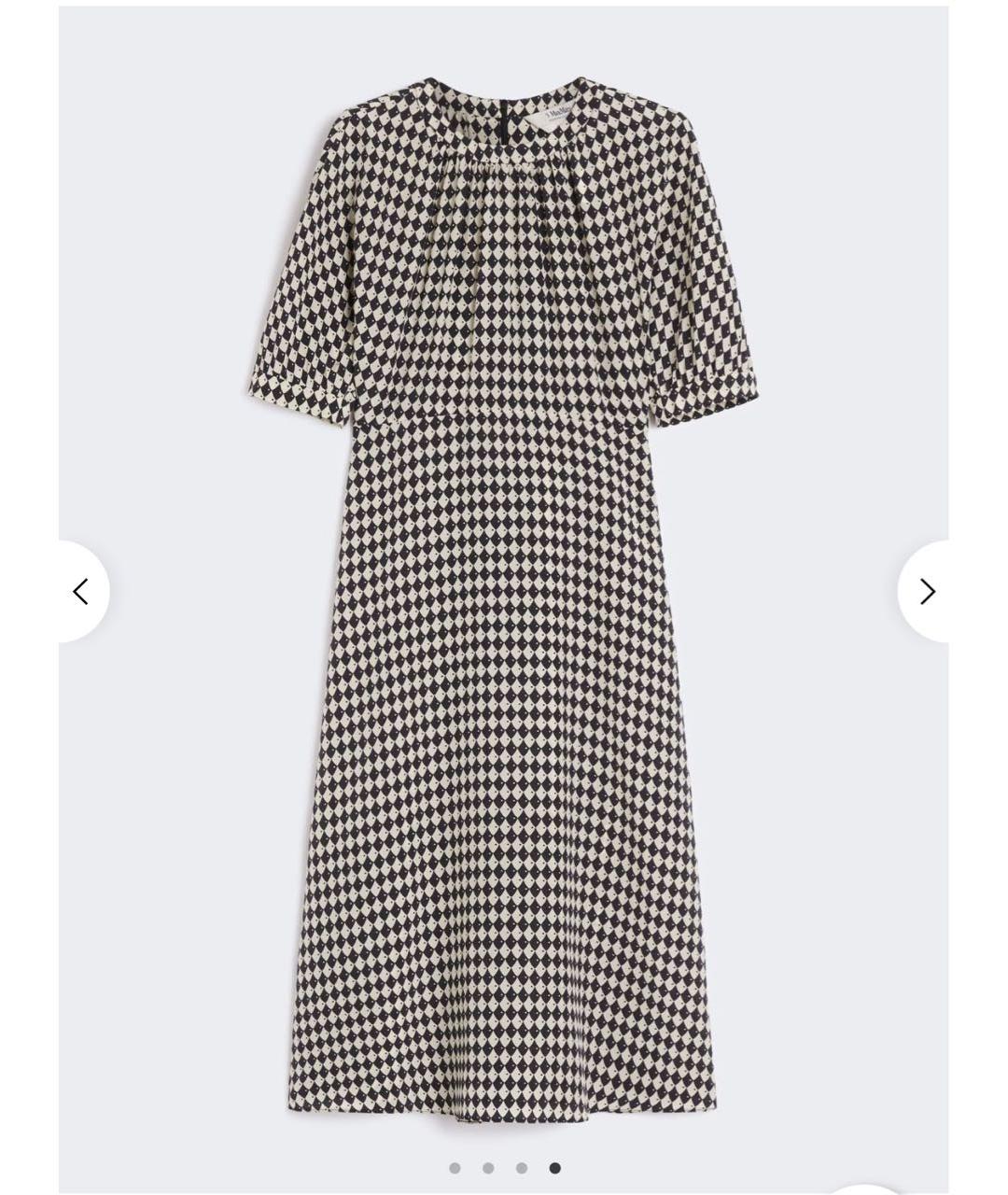 MAX MARA STUDIO Мульти шелковое повседневное платье, фото 3