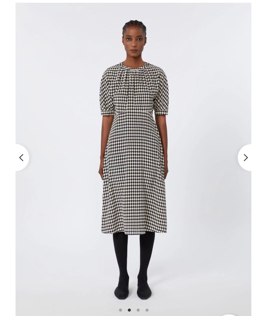 MAX MARA STUDIO Мульти шелковое повседневное платье, фото 2