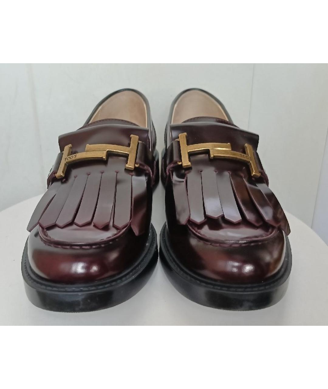 TOD'S Коричневые кожаные лоферы, фото 2