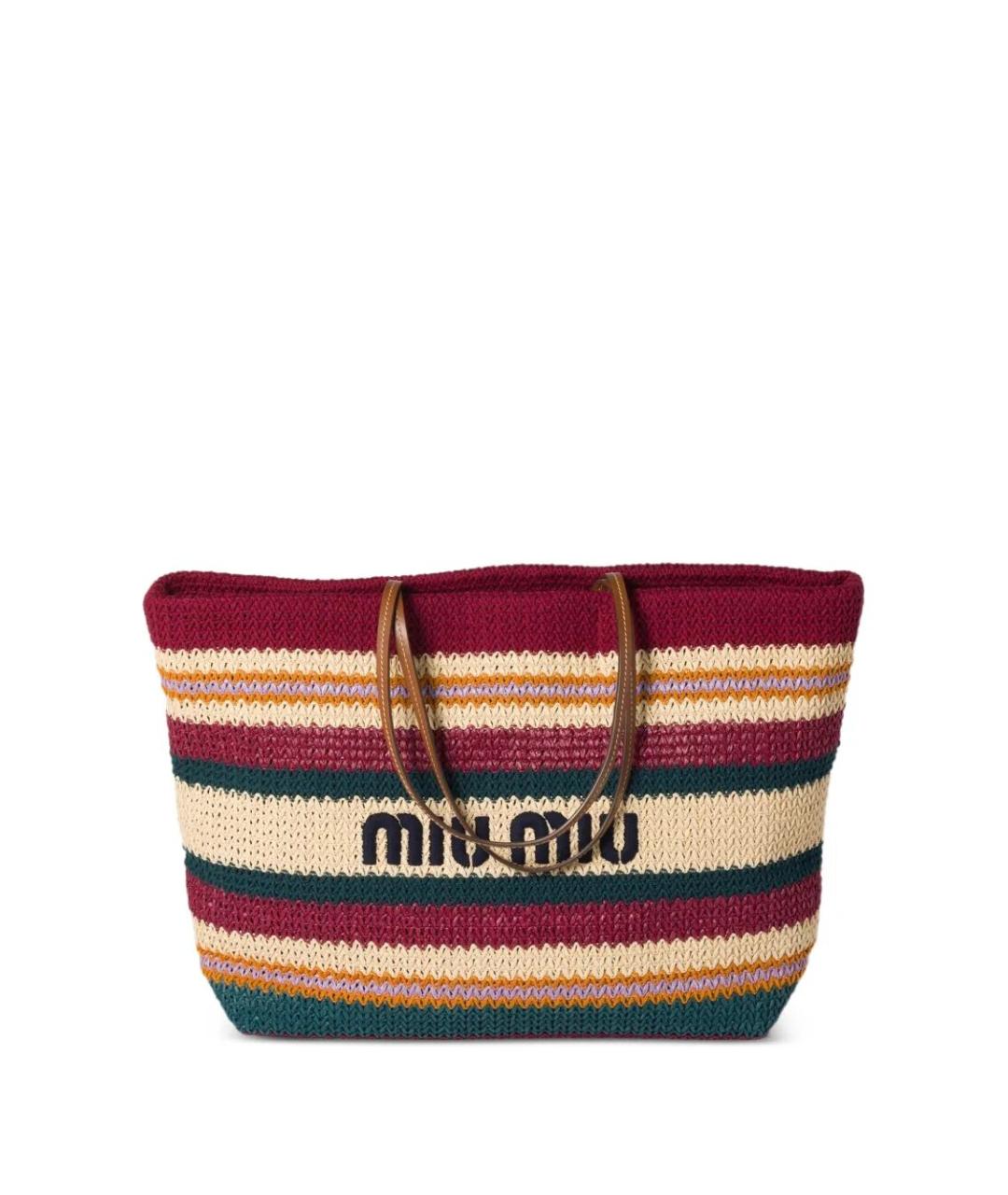 MIU MIU Мульти пелетеная сумка тоут, фото 1