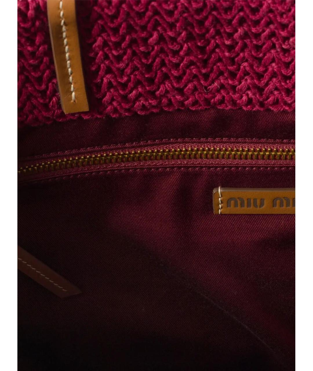 MIU MIU Мульти пелетеная сумка тоут, фото 4